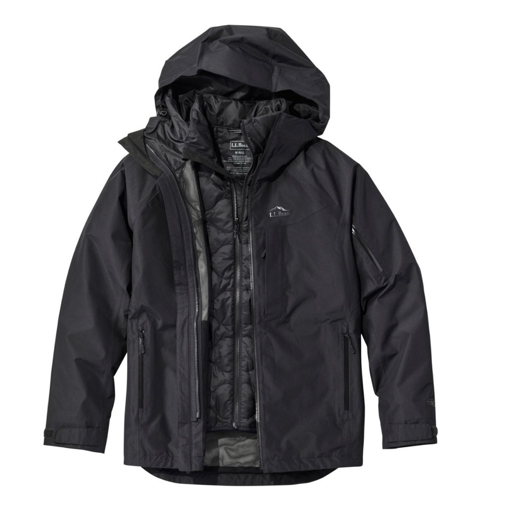 L.L. Bean Men's blue/black Ski Jacket